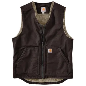 104394 - Carhartt Men's Relaxed Fit Washed Duck Sherpa-Lined Vest