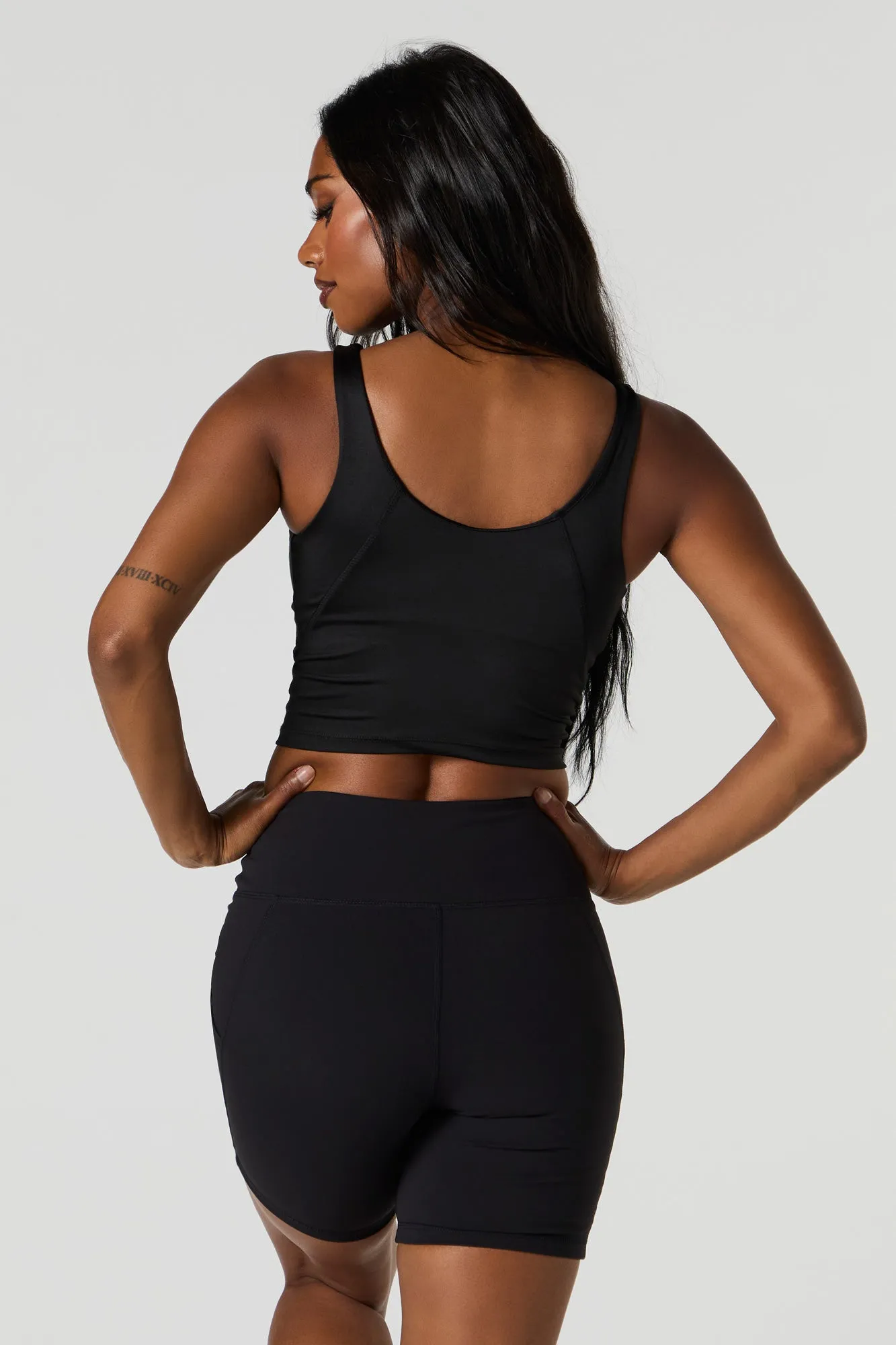 Active Push Up Cropped Bra Tank