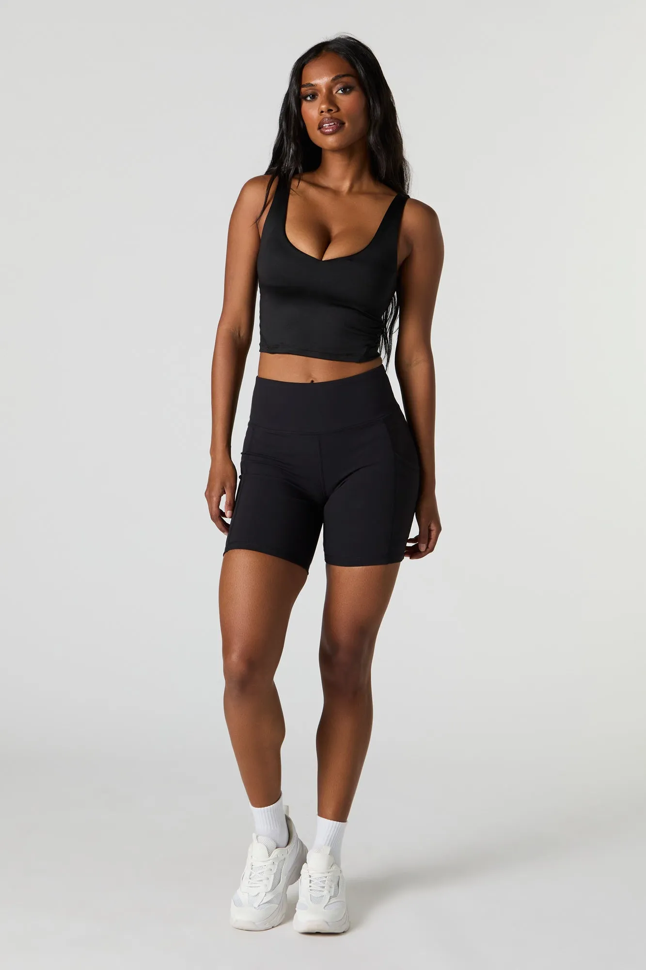 Active Push Up Cropped Bra Tank