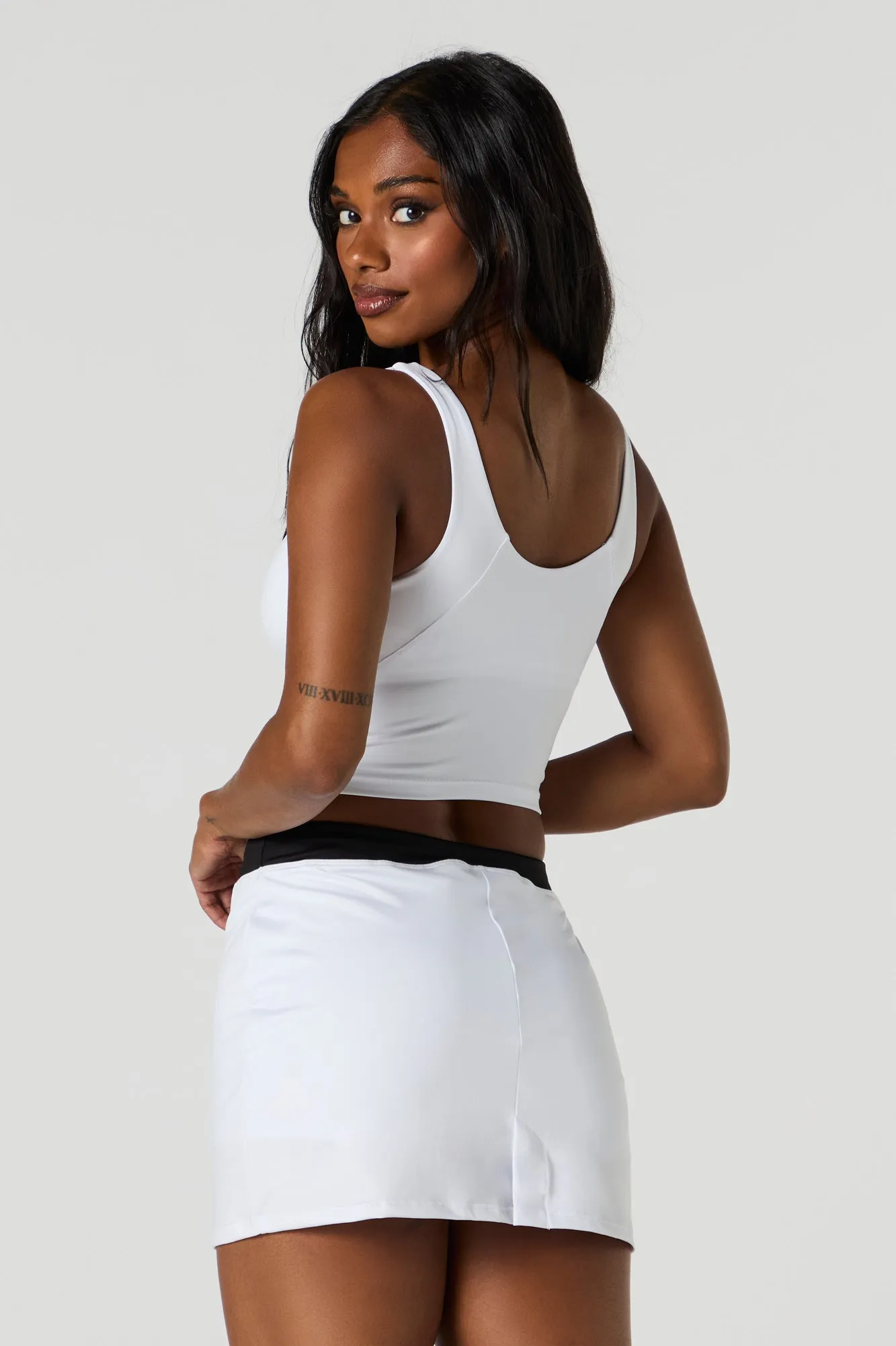 Active Push Up Cropped Bra Tank