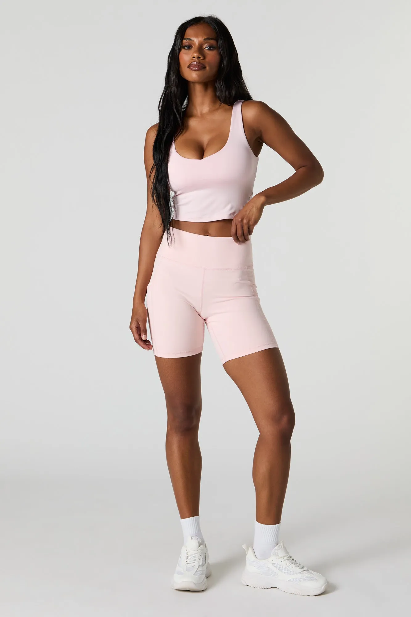 Active Push Up Cropped Bra Tank