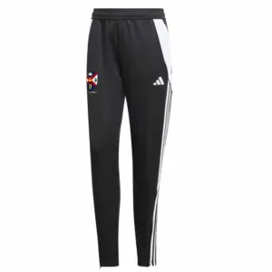 adidas Club Queens Ladies Football Tiro 24 Training Pants - Womens - Black/White