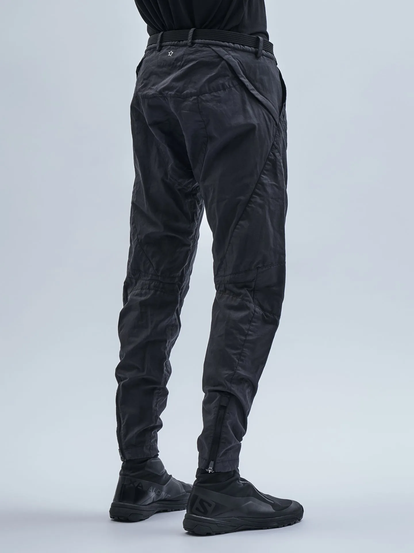 ameztu articulated pants etaproof charcoal dye