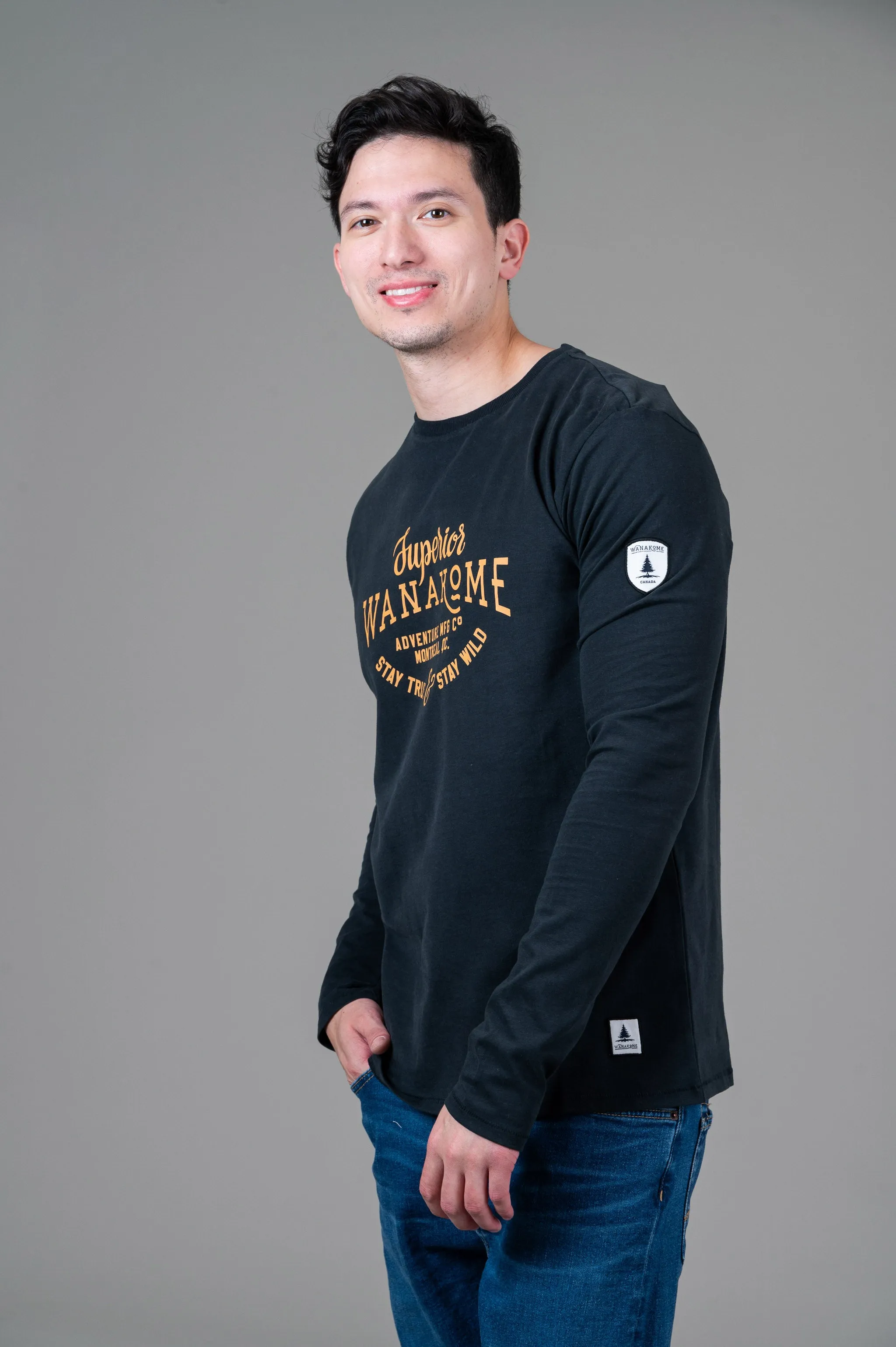 Avalon Black Long-Sleeve T-Shirt