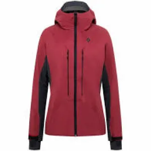 BLACK DIAMOND DAWN PATROL HYBRID SHELL WOMENS- WILD ROSE