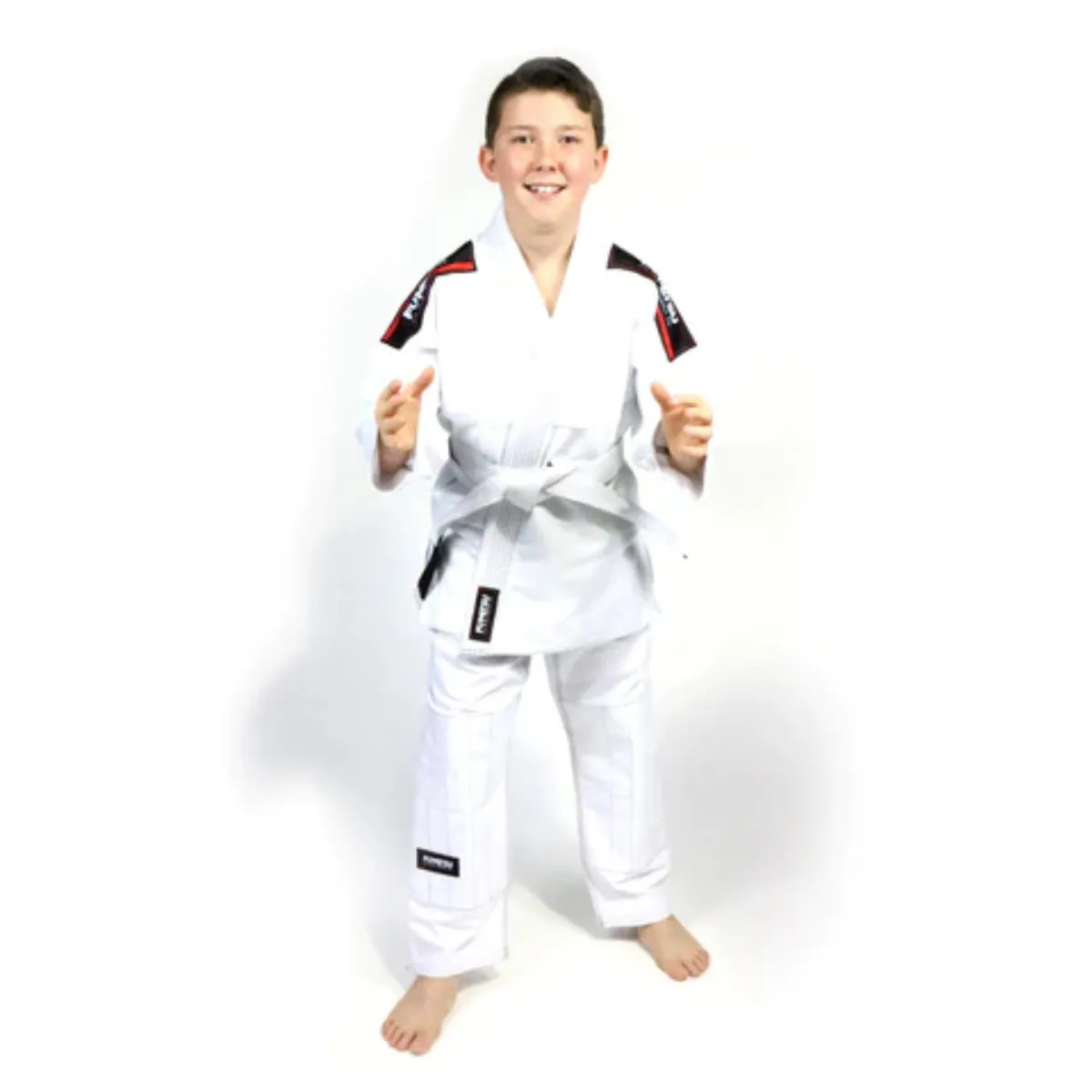 Fumetsu Kids Shield BJJ Gi White