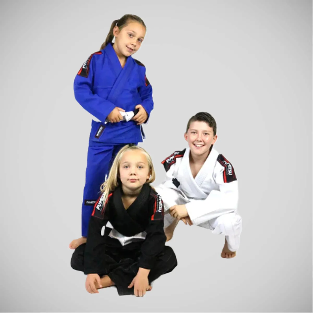 Fumetsu Kids Shield BJJ Gi White