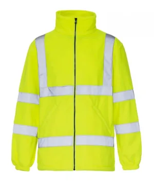 Hi Vis Yellow Fleece Jacket