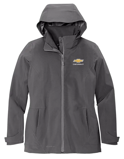 Ladies Chevrolet Gold Bowtie Eddie Bauer WeatherEdge Waterproof Jacket