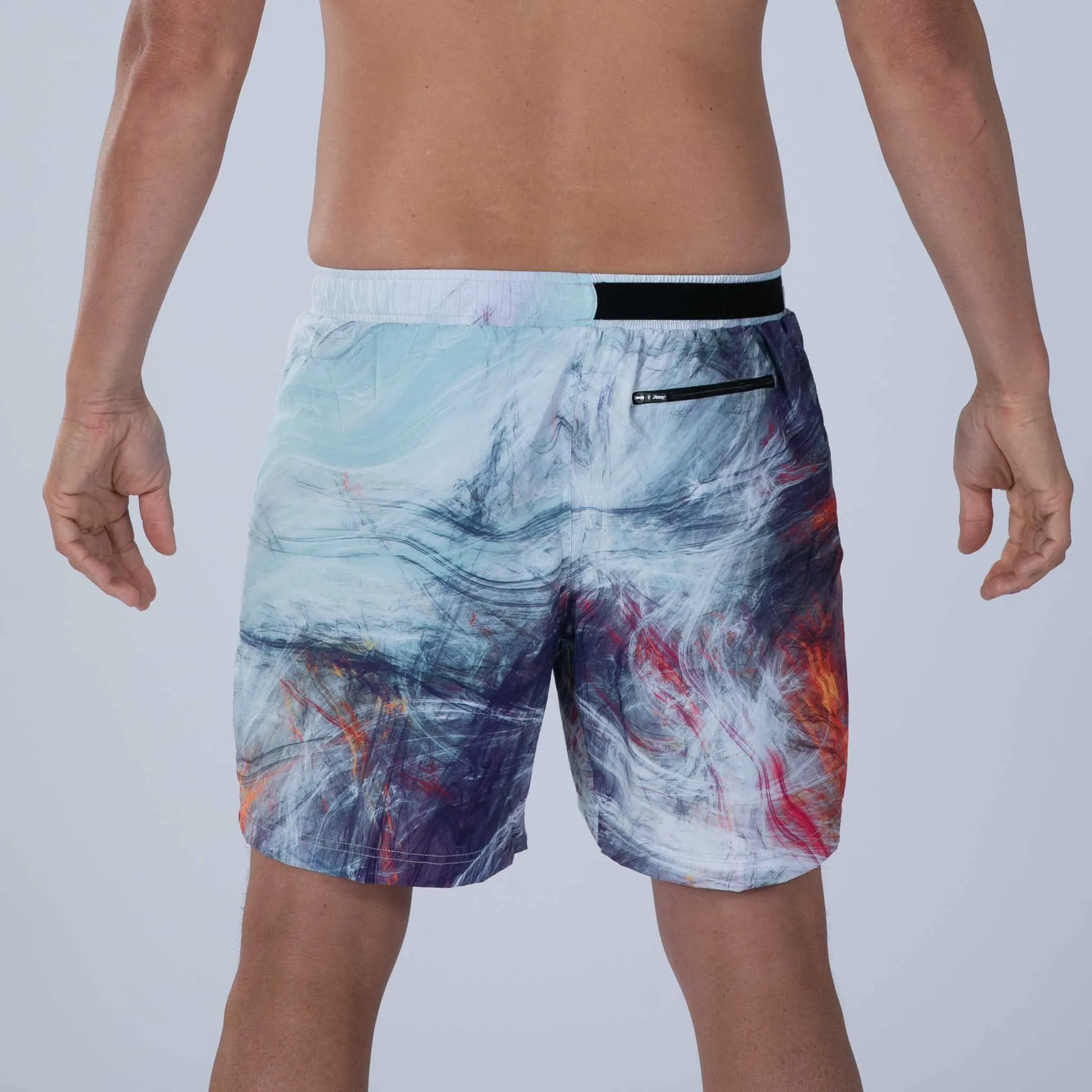 Mens LTD Run 7 Inch Short - Energy
