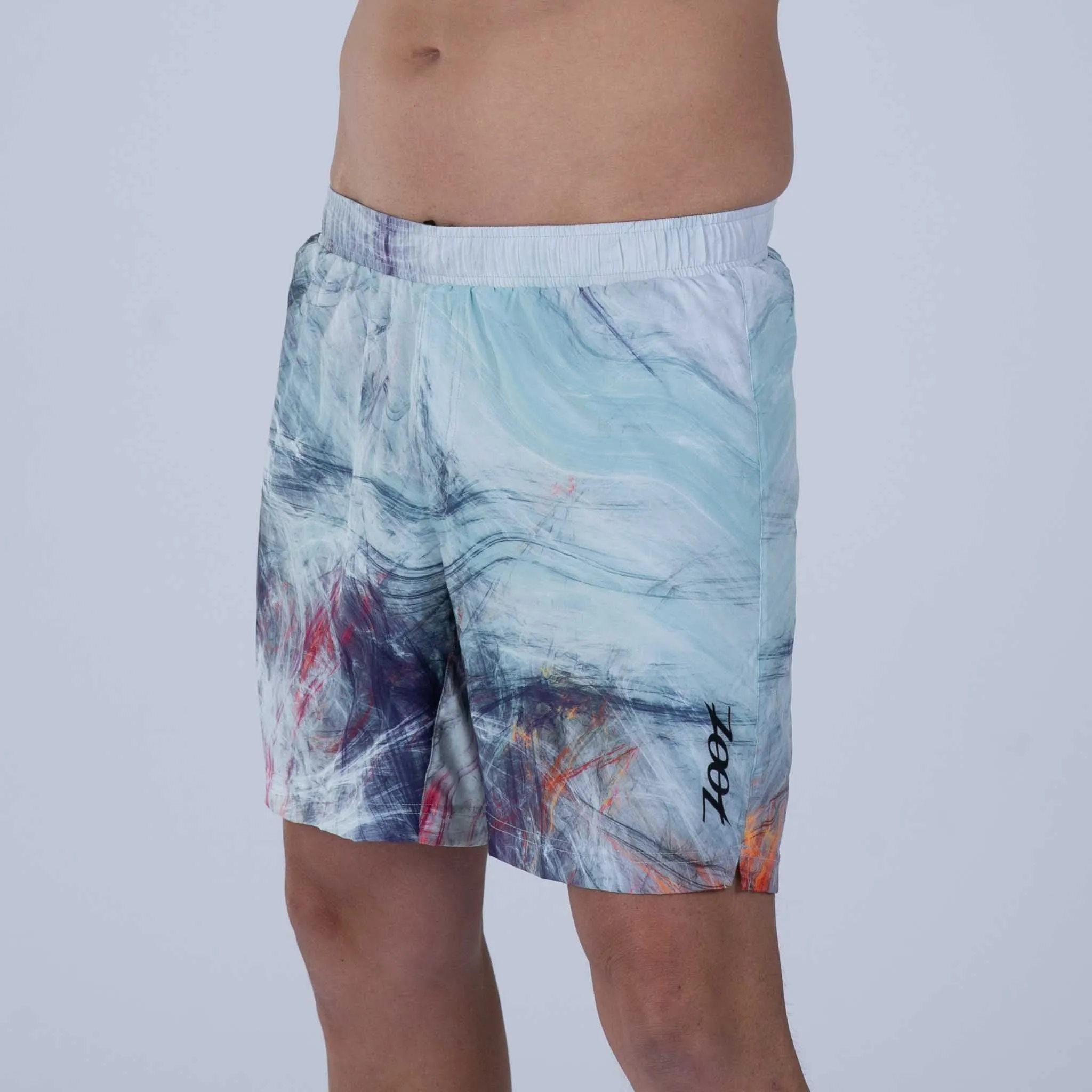 Mens LTD Run 7 Inch Short - Energy