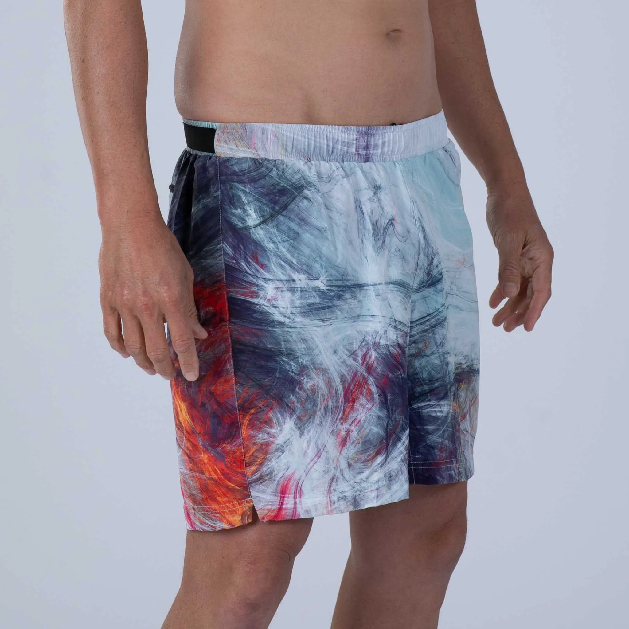 Mens LTD Run 7 Inch Short - Energy