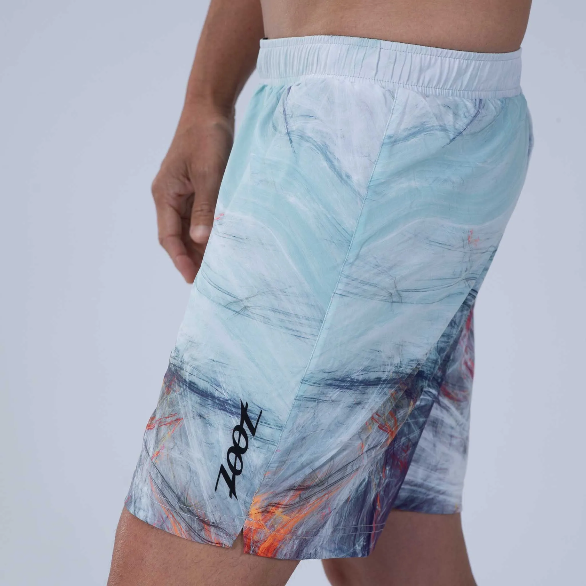 Mens LTD Run 7 Inch Short - Energy