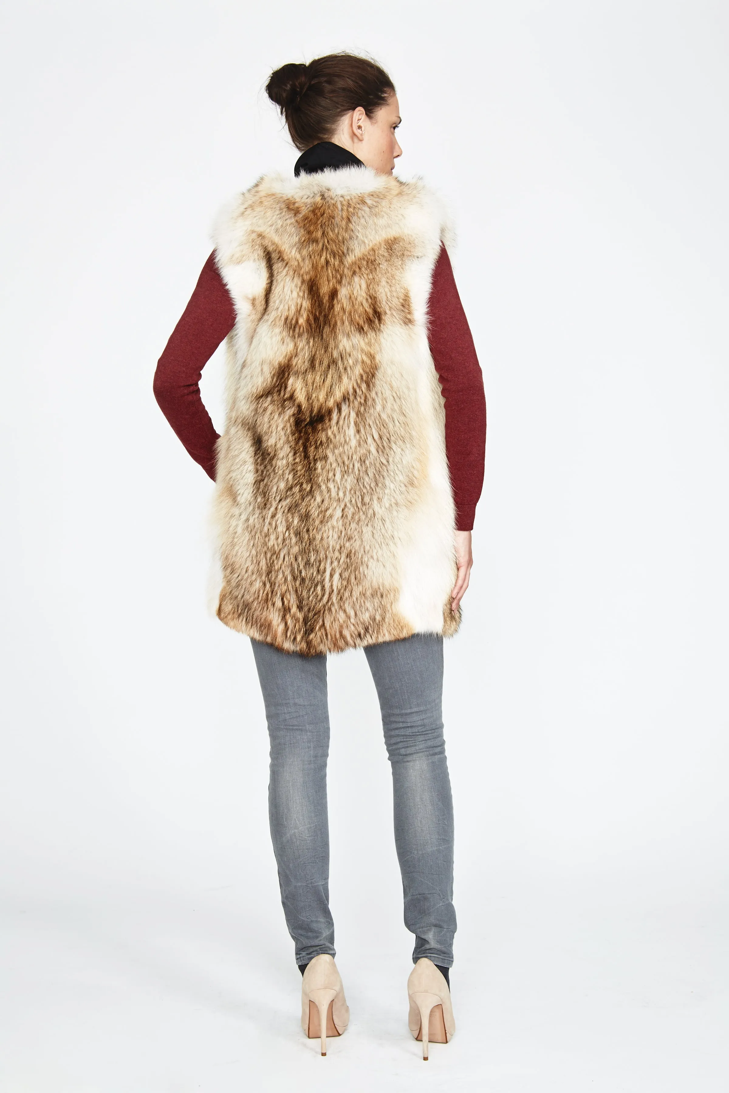 Parker Coyote Fur Vest