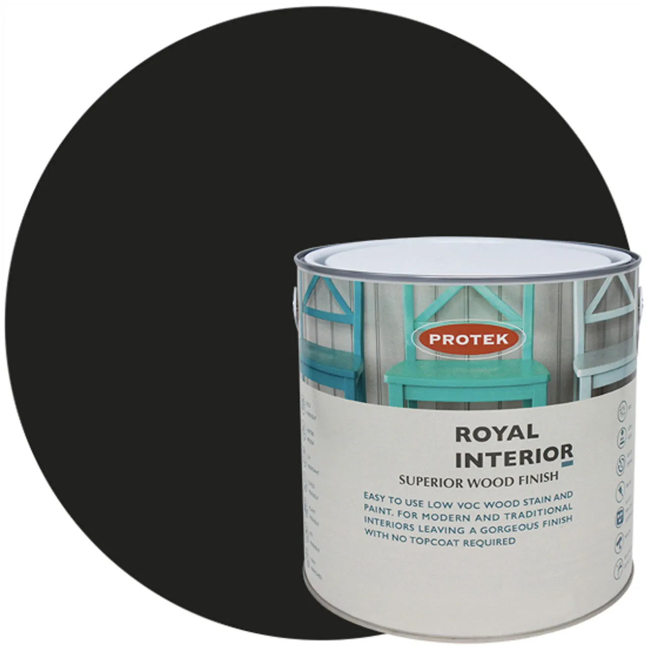 Protek Royal Interior Finish - Black