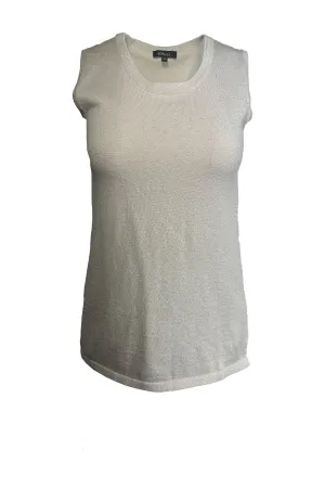 Pure Amici Tank with Lurex C119L | Latte