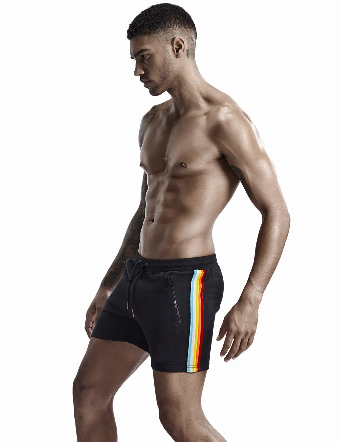 Rainbow Stripes Shorts 0501