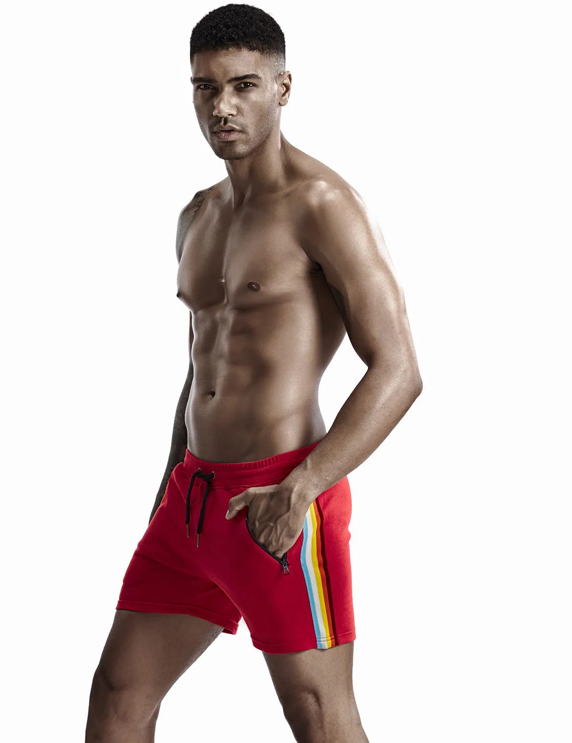 Rainbow Stripes Shorts 0501