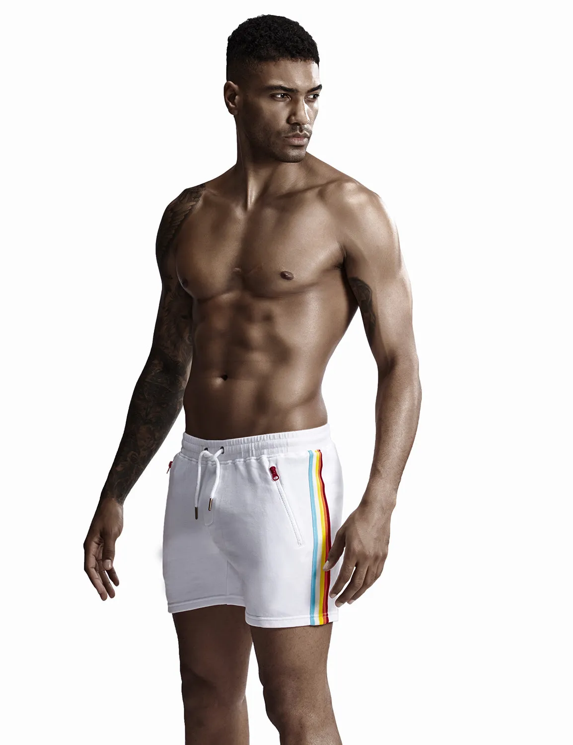 Rainbow Stripes Shorts 0501