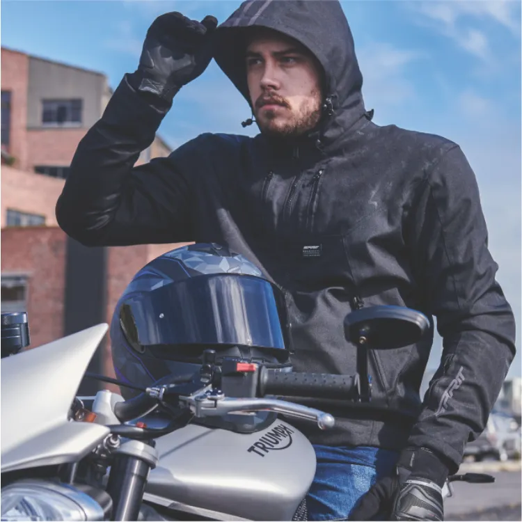 SGI Warrior Black Motorcycle Jacket