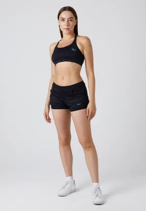Tennis 2-in-1 Shorts, black