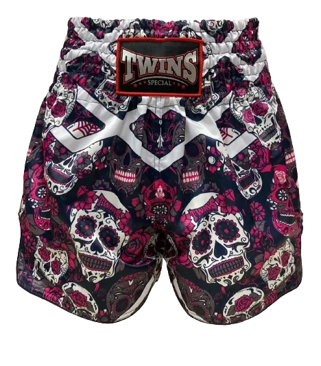 Twins Special Muay Thai Shorts Twins TBS-Caraveras Pink