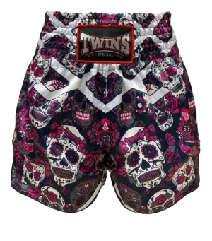 Twins Special Muay Thai Shorts Twins TBS-Caraveras Pink