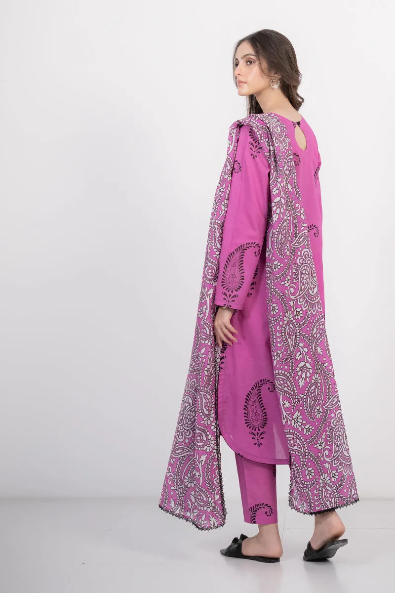 Unstitched Spring Vol 01 '24 - Subtle 3 Piece