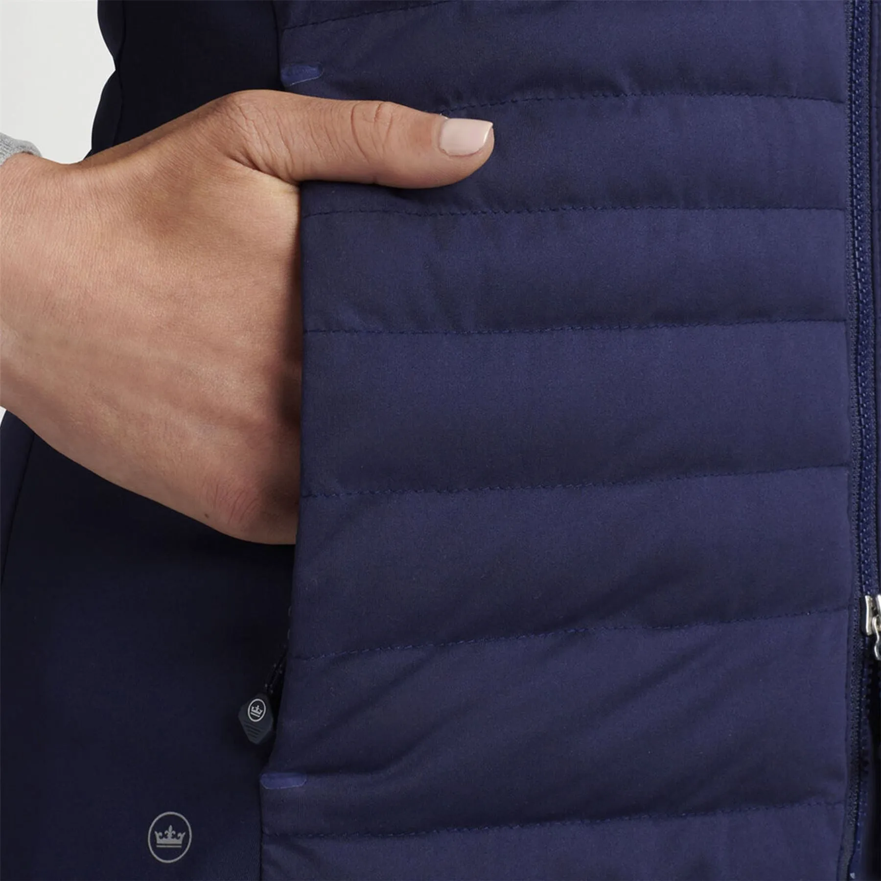 Womens Fuse Hybrid Vest Navy - 2025