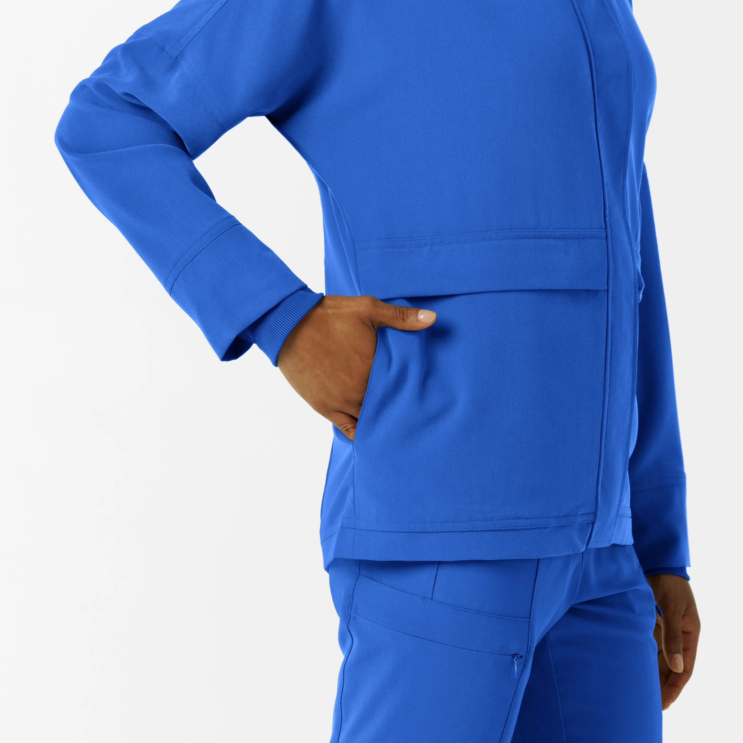 Women's Germs Happen Packable Scrub Jacket - Royal