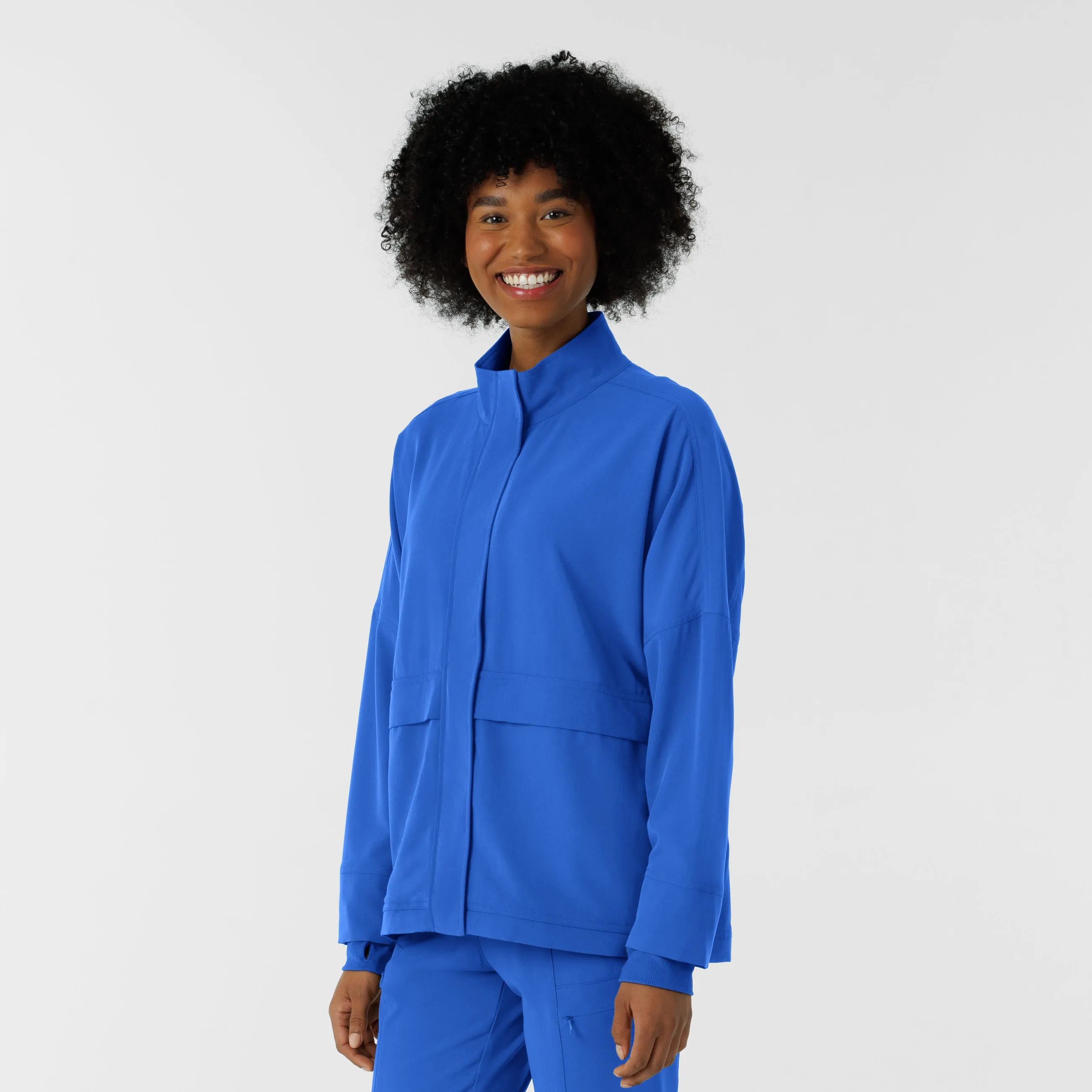 Women's Germs Happen Packable Scrub Jacket - Royal