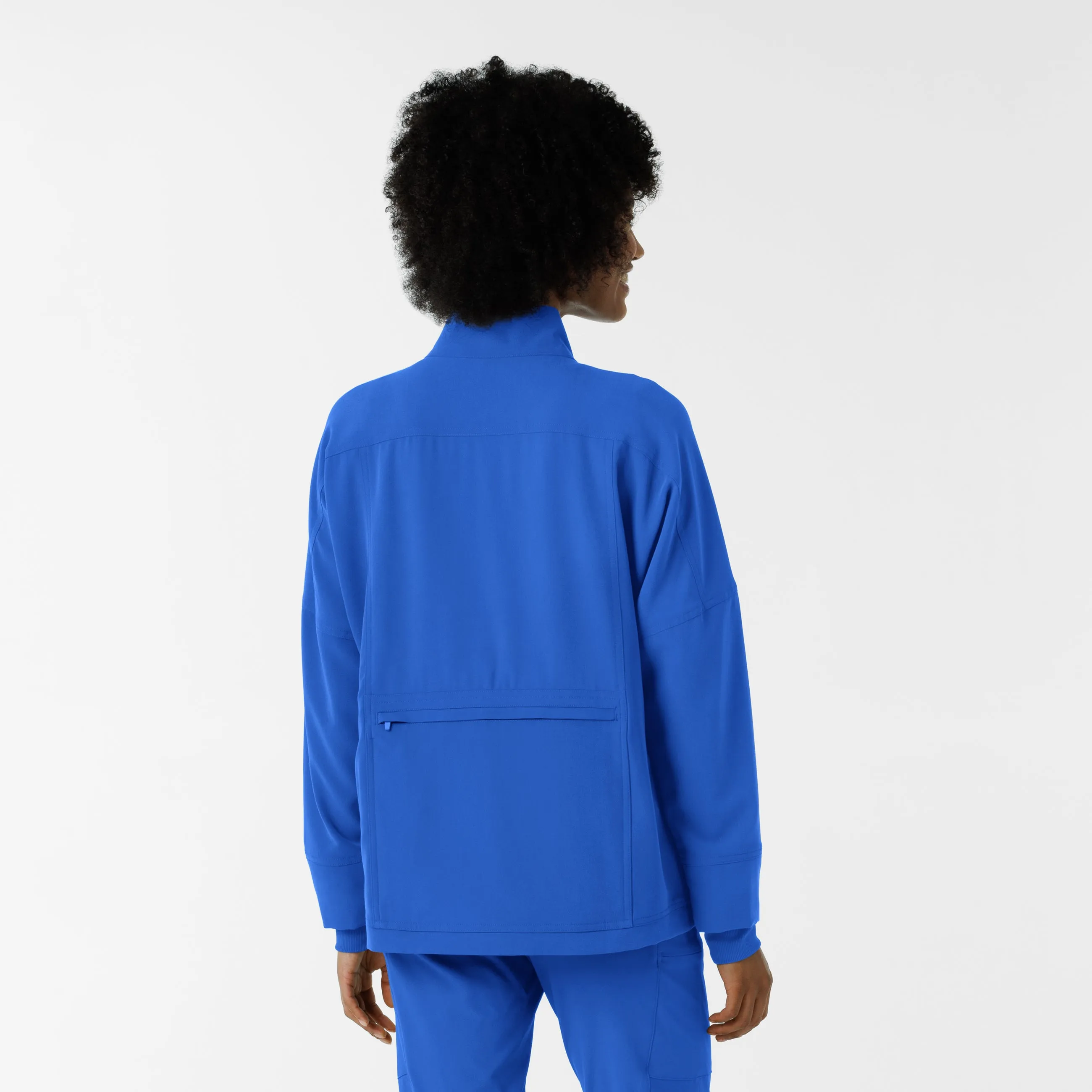 Women's Germs Happen Packable Scrub Jacket - Royal