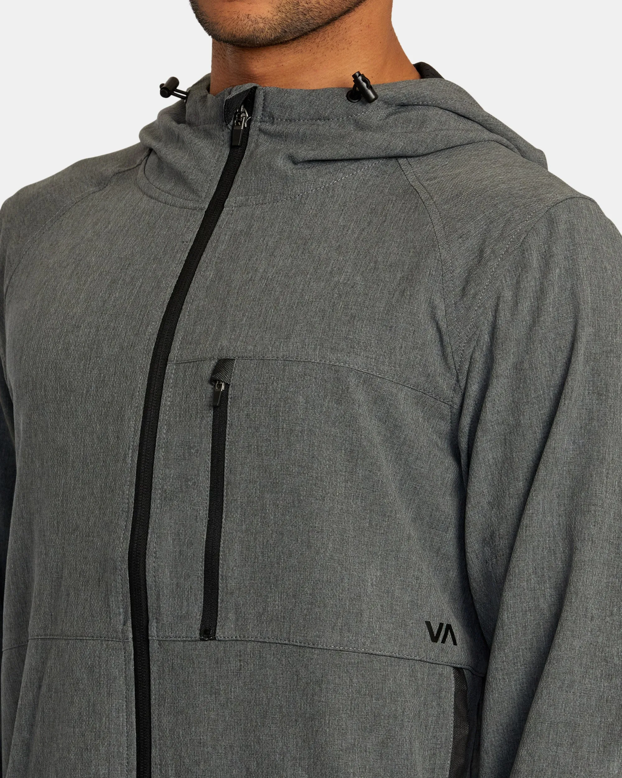 Yogger Zip-Up Hooded Jacket II - Charcoal Heather