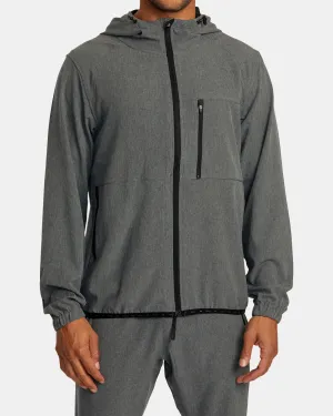 Yogger Zip-Up Hooded Jacket II - Charcoal Heather